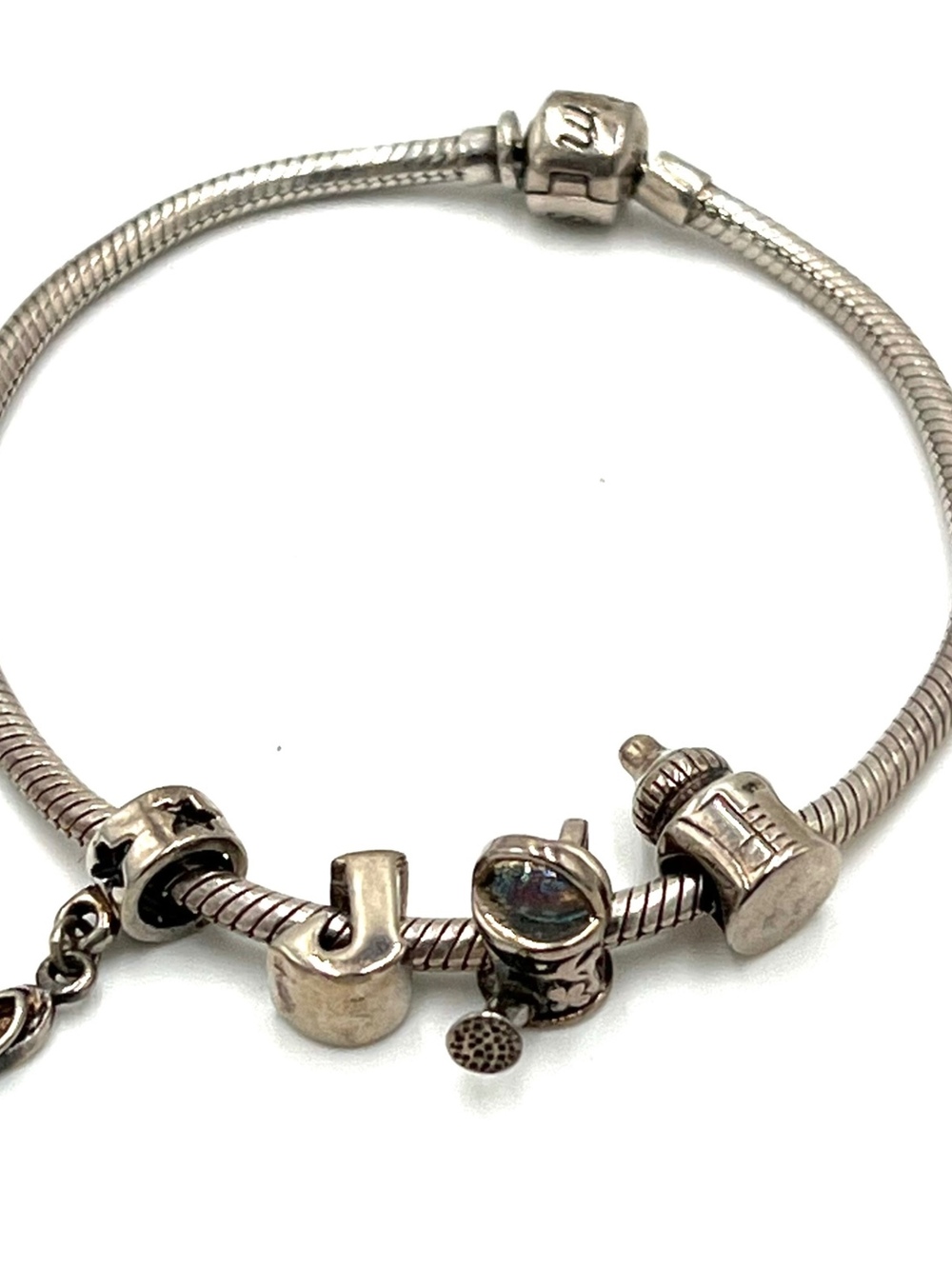 Sim Stars Charm Bracelet Sterling silver Flip Flop Water Can